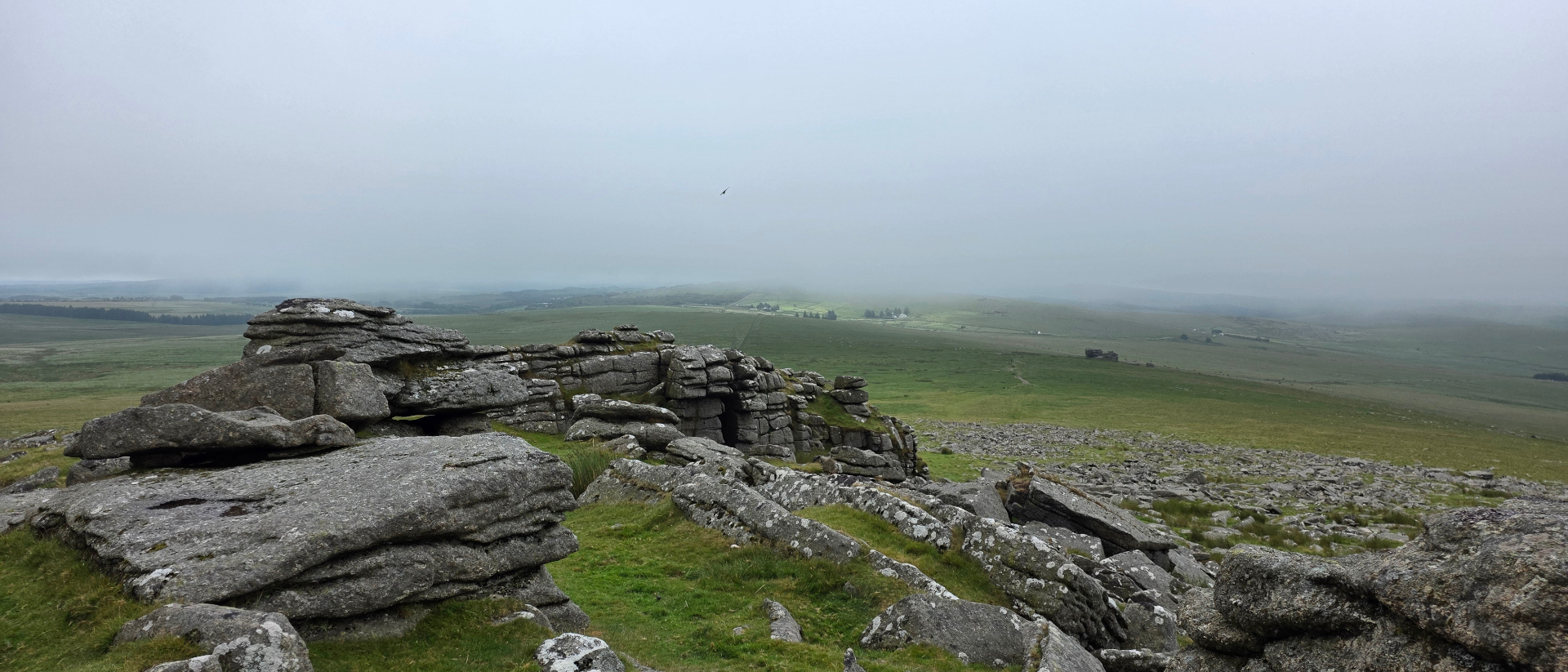 Great Mis Tor — the photo does not do it justice, but here you go anyway.